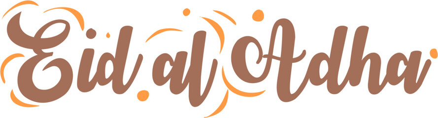 Eid la Adha lettering