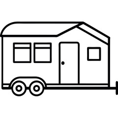 Transportation vehicle set of colorful truck bus train and car icons for delivery and travel