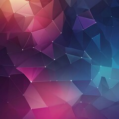 Obraz premium Abstract Pink Blue Geometric Polygonal Background,