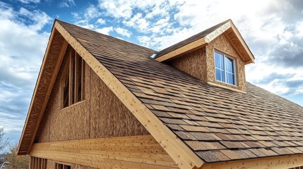 New House Construction: Roof and Dormer Window