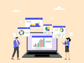 Remote work meetings, online business conversations