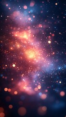 Fototapeta premium Abstract galaxy lights background