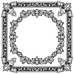Ornamental Frames with Premium Decorative and Geometric Outline