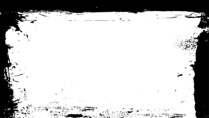 Grunge frame. Grunge border. black and white picture frame. 