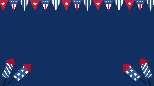 fourth of july background, copy space background 