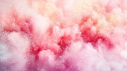 Colorful, abstract cloud-like formations with sparkling details.