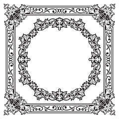 High-End Line Outline in Premium Geometric Ornamental Frames