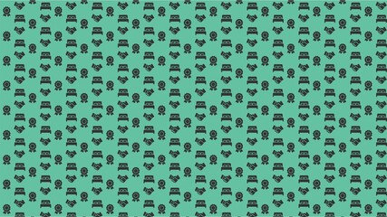 Fototapeta premium Vector seamless estate pattern design