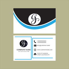 Business Card Design Creative Modern Unique Professional Business Template.