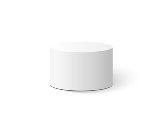 Png elegant podium on transparent background. Minimal 3D pedestal for product or cosmetic presentation. Modern platform mockup for advertising, beauty, or fashion showcase.