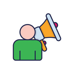 Customer Marketing Vector icon