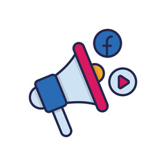 Social Media Marketing Vector icon