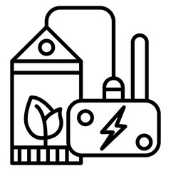 Biogas Vector Icon