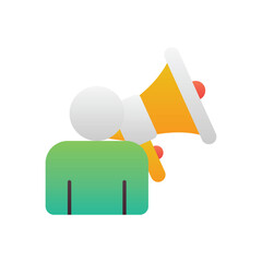 Customer Marketing Vector icon