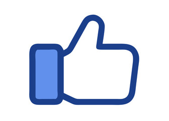 Obraz premium Like icon. Thumbs up