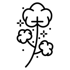 Cotton Vector Icon