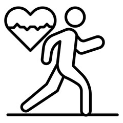 Exercising Vector Icon
