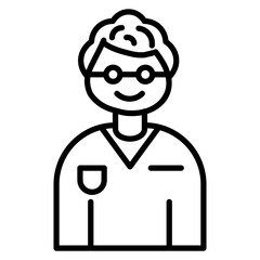 Grandmother Vector Icon