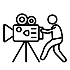 Video Shootin Vector Icon