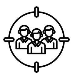 Target Audience Vector Icon