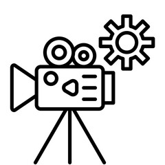 Video Production Vector Icon
