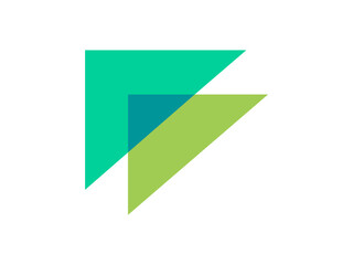 Abstract Overlapping F Letter Logo Design