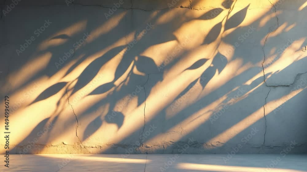 Poster abstract grey backdrop showcasing light and shadow patterns. natural shadows and angled sunlight ref