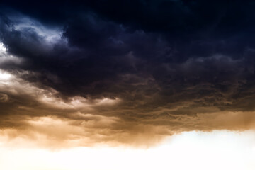 Dramatic Storm Clouds Background