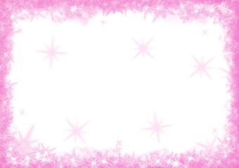 pink flower frame