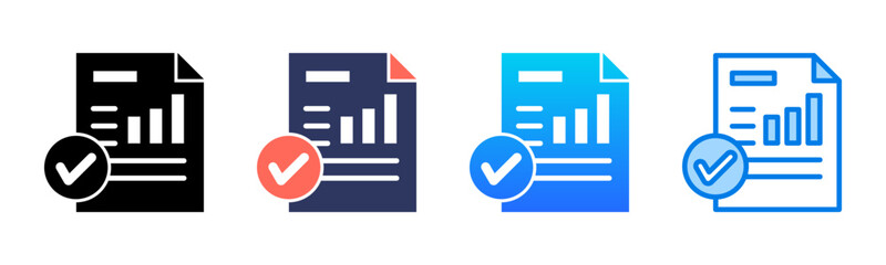 Reports icon sheet multiple style collection