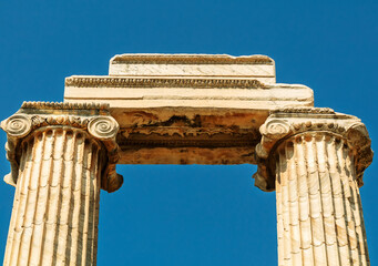 Arch of the Apollonian temple is one of the most well preserved temple in Turkey, located in Didim at Aydin Province of Turkey.