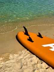 surfboard on the beach