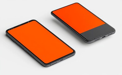 A fully editable file is available for this mobile phone mock up, also known as a smartphone mockup
