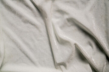 Fototapeta premium Soft White Fabric with Texture and Folds