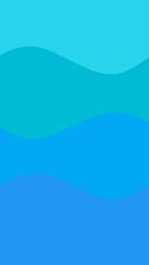 abstract blue wave layered background with minimalist design