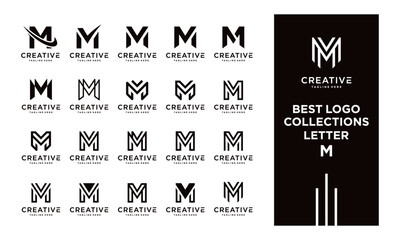 vector logo design set M