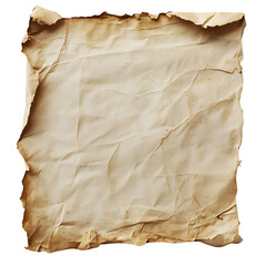 Fototapeta premium Old torn paper texture Isolated on White Background