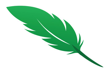 green-feather-silhuette---vector-art-illustriton-w (1).eps