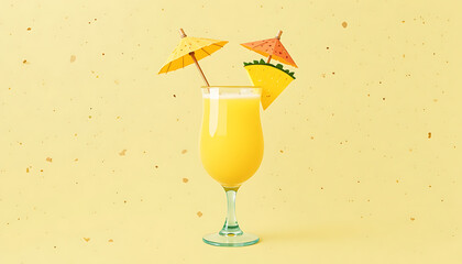 refreshing taste of summer with vibrant Pina Colada