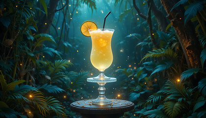 refreshing taste of summer with vibrant Pina Colada