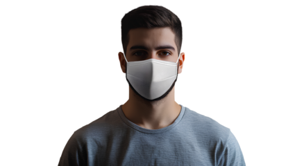  A man of Asian descent crying with his hands on his face, against a white background, in a sticker-like style, with a transparent PNG format.