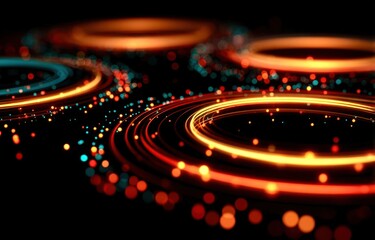 abstract colorful lights