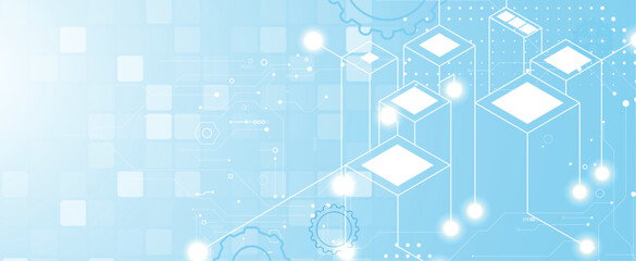 Abstract high technology and science background