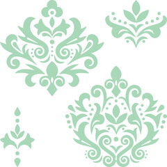 Beautiful flower art and mandala vector design