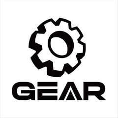 Gear Logo - Modern vector illustration, creative design asset, scalable and editable, ideal for branding, marketing, and digital projects.