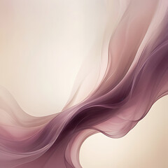 Obraz premium Flowing Abstract Wave Background in Soft Pink Beige Tones with Elegant Motion Design | ai