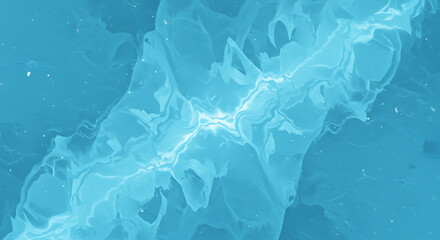 Abstract Blue Liquid Marble Texture Background Swirling Paint Design for Artistic Projects