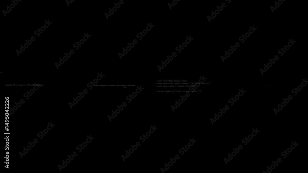 Aufkleber futuristic user interface with minimalistic design and numeric elements