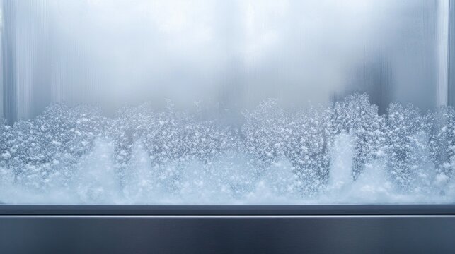 Cryogenic Freezer for Medical Sample Storage with Frosted Cover