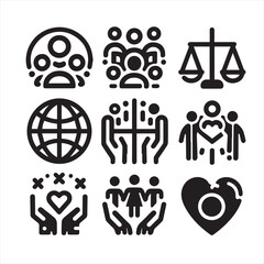 Veterinary icon set. Contains such icons as pets, medical history, health care, vet, vaccines, test, dental care, antiparasitic, diagnosis, x ray, veterinary clinic and more. Vector illustration